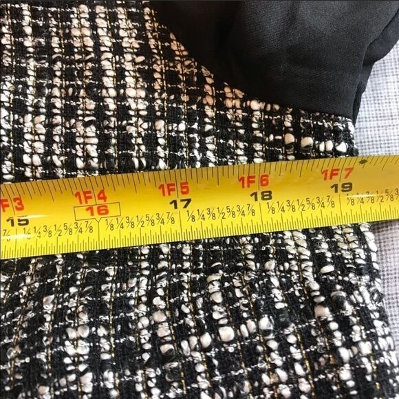 𝅺nwot Ann Taylor mixed media tweed top sz medium - Picture 6 of 10